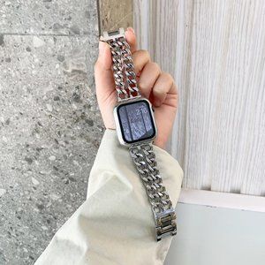 NEW Adjustable Stainless Wrist Strap Band For Apple Watch - Sliver